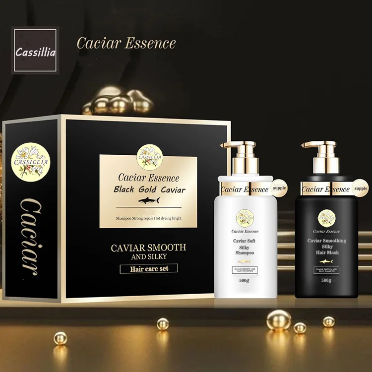 Cassillia oem odm repair damaged hair unisex hair care shampoo conditioner scalp body shower gel care set