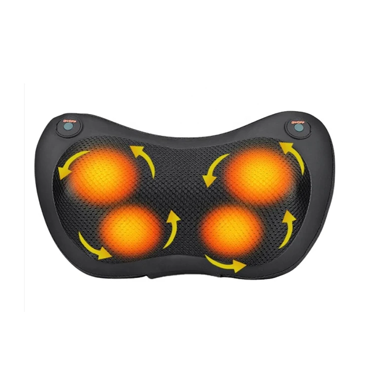 portable  massage chair 4d electric shiatsu kneading muscle pain relief whole body vibrate neck pillow massager
