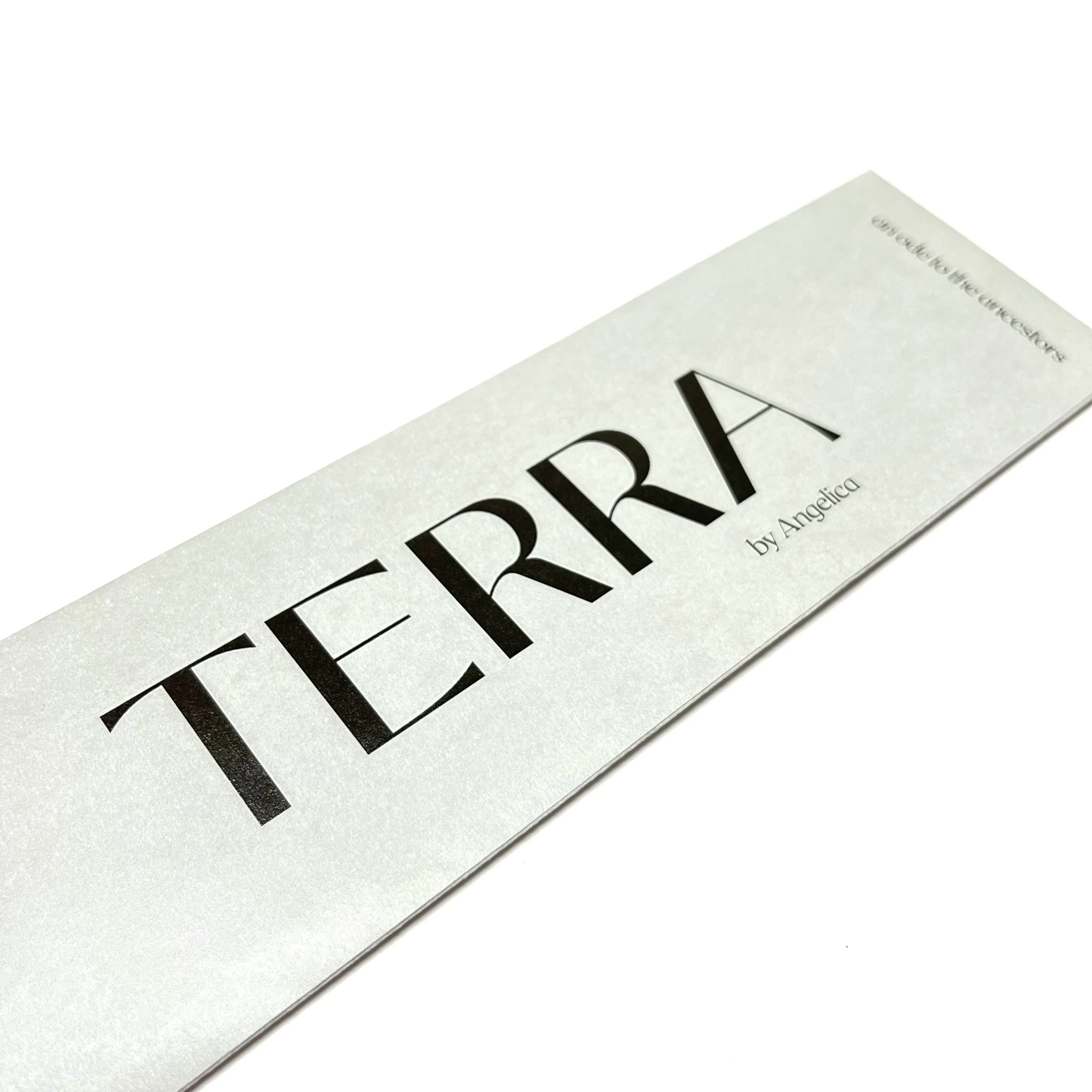 Custom Reed Diffuser Envelope Incense Packaging Emboss With UV And Black Paper Envelope For Incense