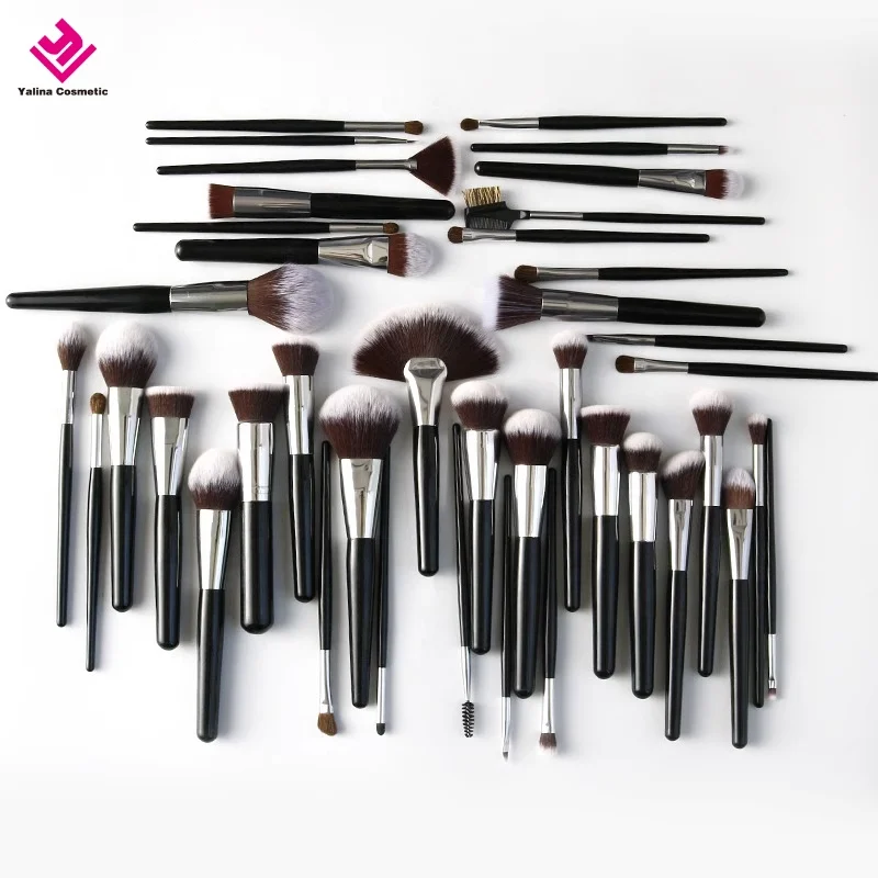 Makeup brushes set custom logo single professional luxury makeup brush set 40pcs makeup brush single