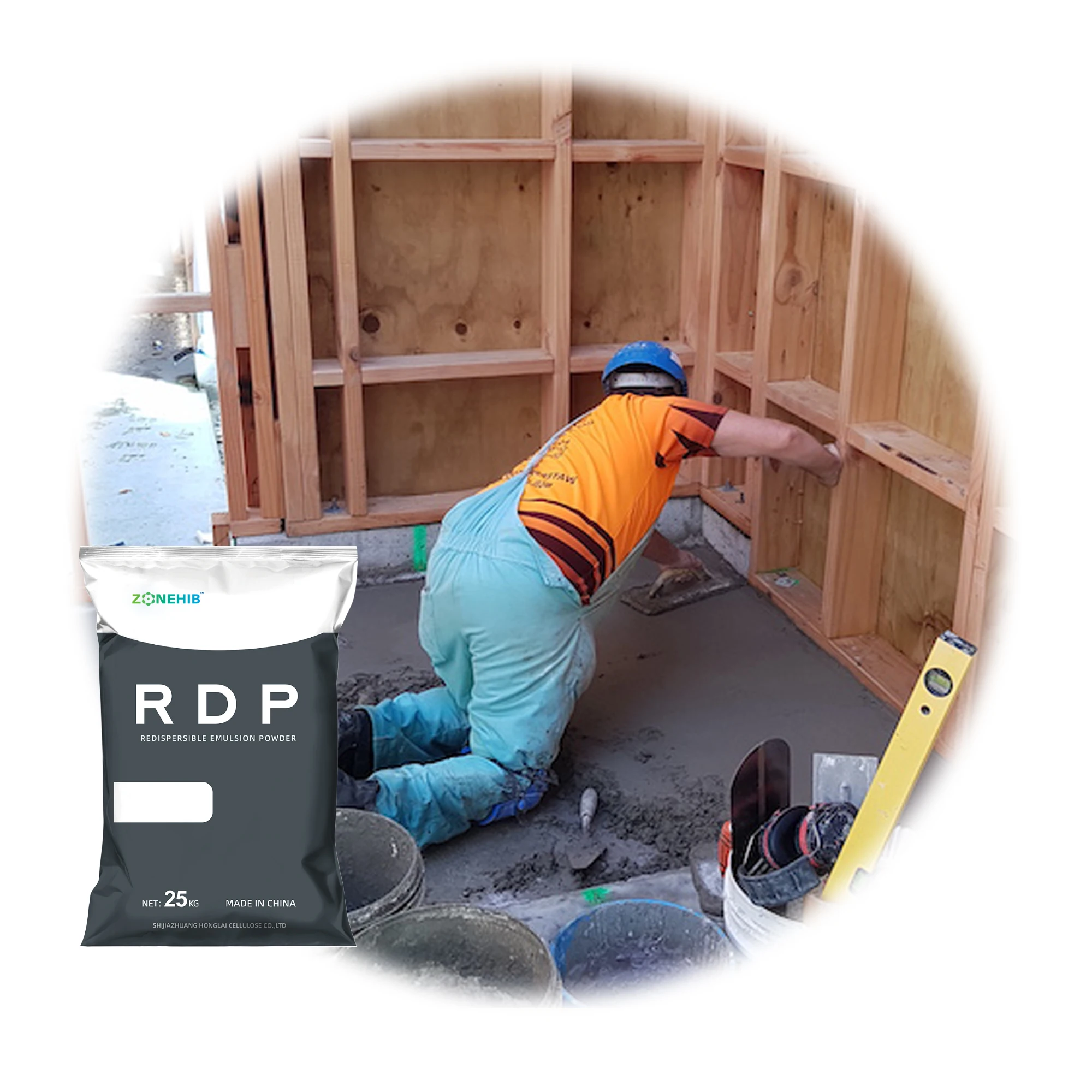 Винилацетатный полимерный редиспергируемый латексный порошок RDP VAE для быстрого ремонта строительного раствора