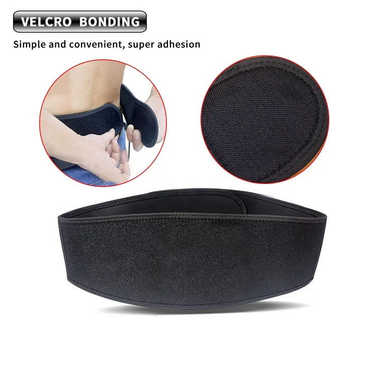 best selling products 2021fitness training heating belt muscle massage and ems slimming heating waist belt use for man and woman