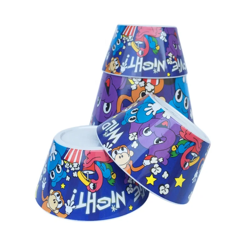 Top Grade Custom Printing Melamine Bowl Factory Wholesale Animal Pattern Melamine Popcorn Bucket