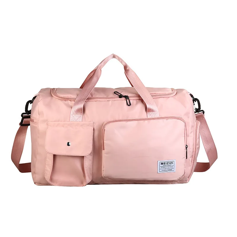 
Large Capacity Oxford Cloth Travel Bag Dry & Wet Separation Adjustable Strap Handbag Tote Women Men Sport Duffle Bag 