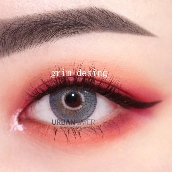 
Yukon R eye lence color contact lens breathable graded color blend heart oem premium silicone hydroge colour lens eye contact 