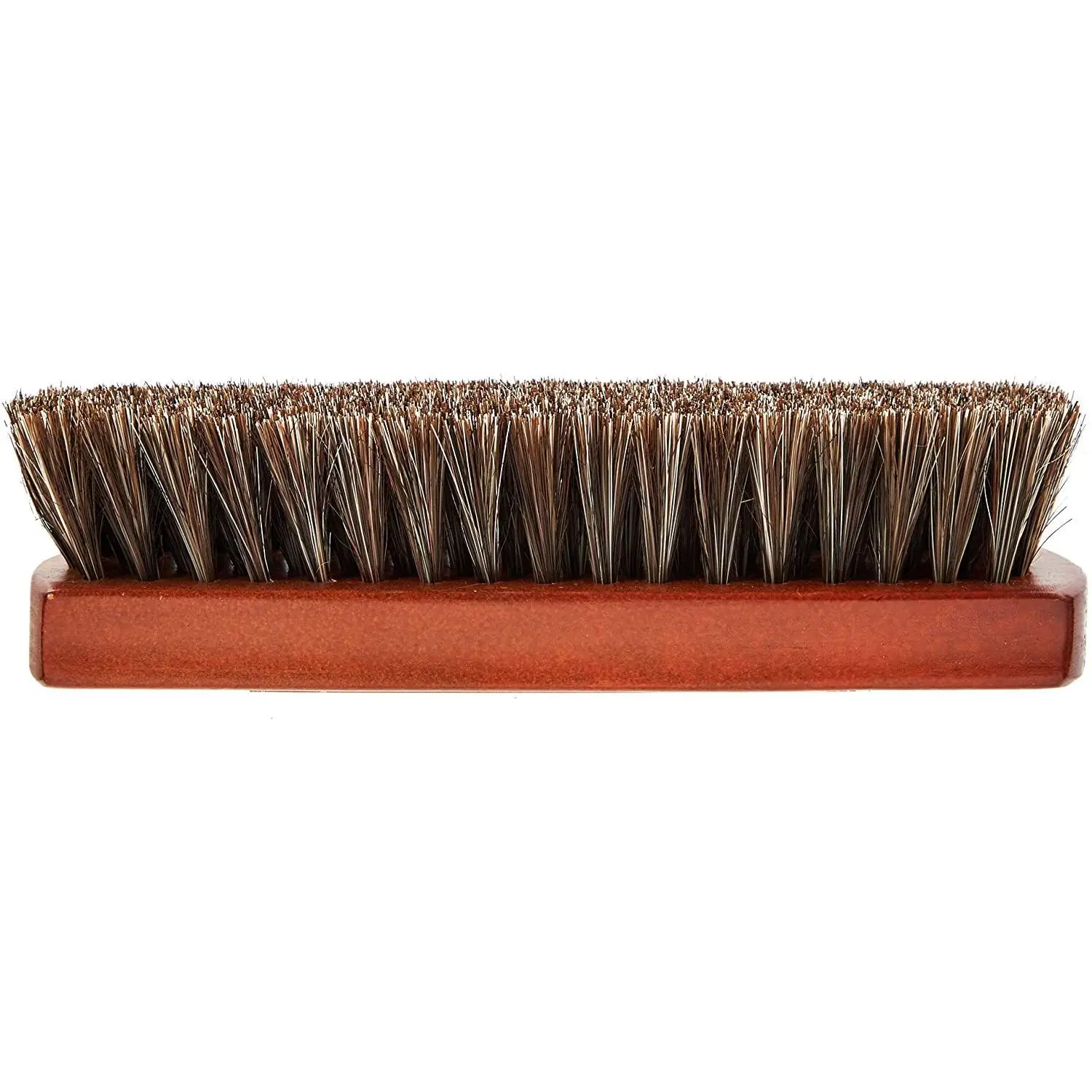 outdoor high quality soft horse hair wooden handle  shine  polishing cleaning shoe brush