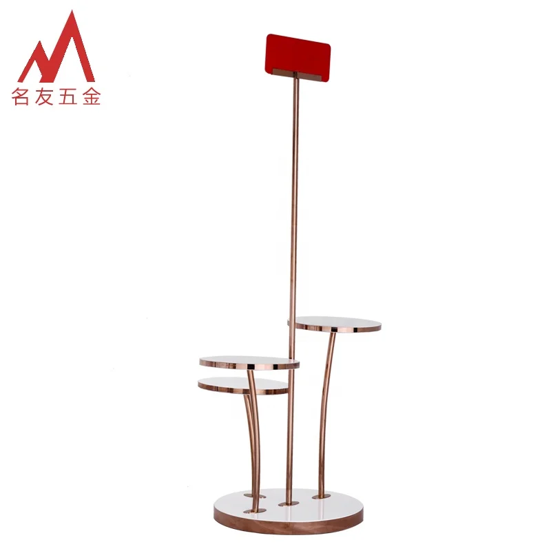 Handbag wood display gondolas shelf shop counter table for garment store