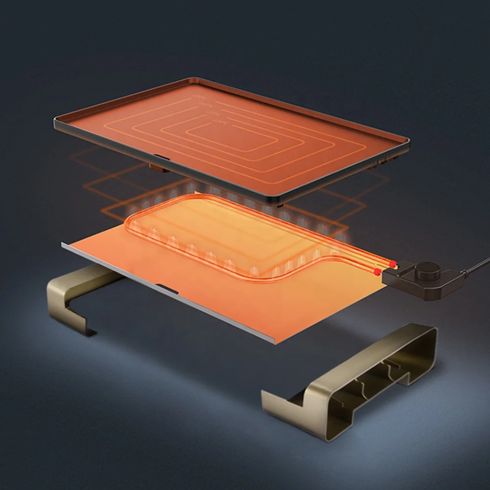 New Model Smokeless Table Electric Bbq Grill Pan for Easy Cleaning