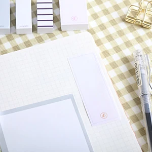 600 post stickers Cute foil notebook marker memo pad stationery supplies kawaii sticky notes with paper box