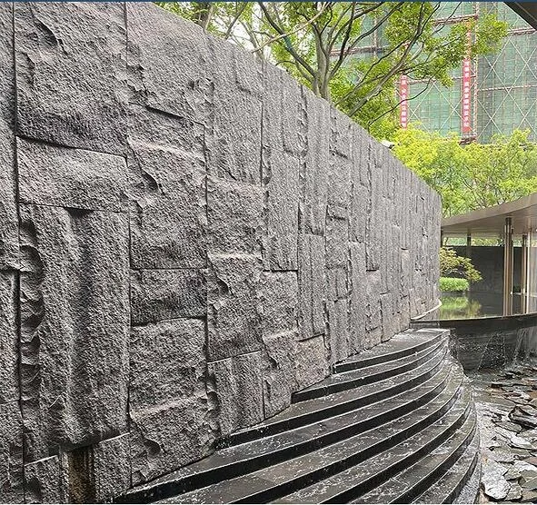 Huge Rock Stone  Panels PU Artificial Stone Veneer Wall Polyurethane Stone Faux Panel Indoor and Outdoor