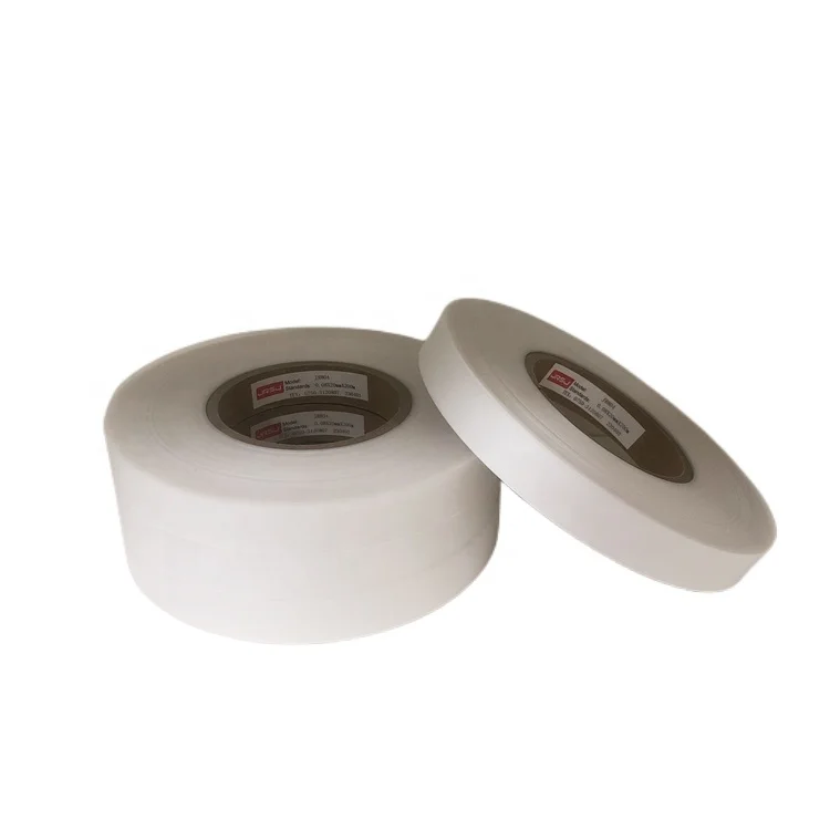 China factory good adhesion 0.10mm thick semitransparent hot melt waterproof PU seam tapes for camping tents
