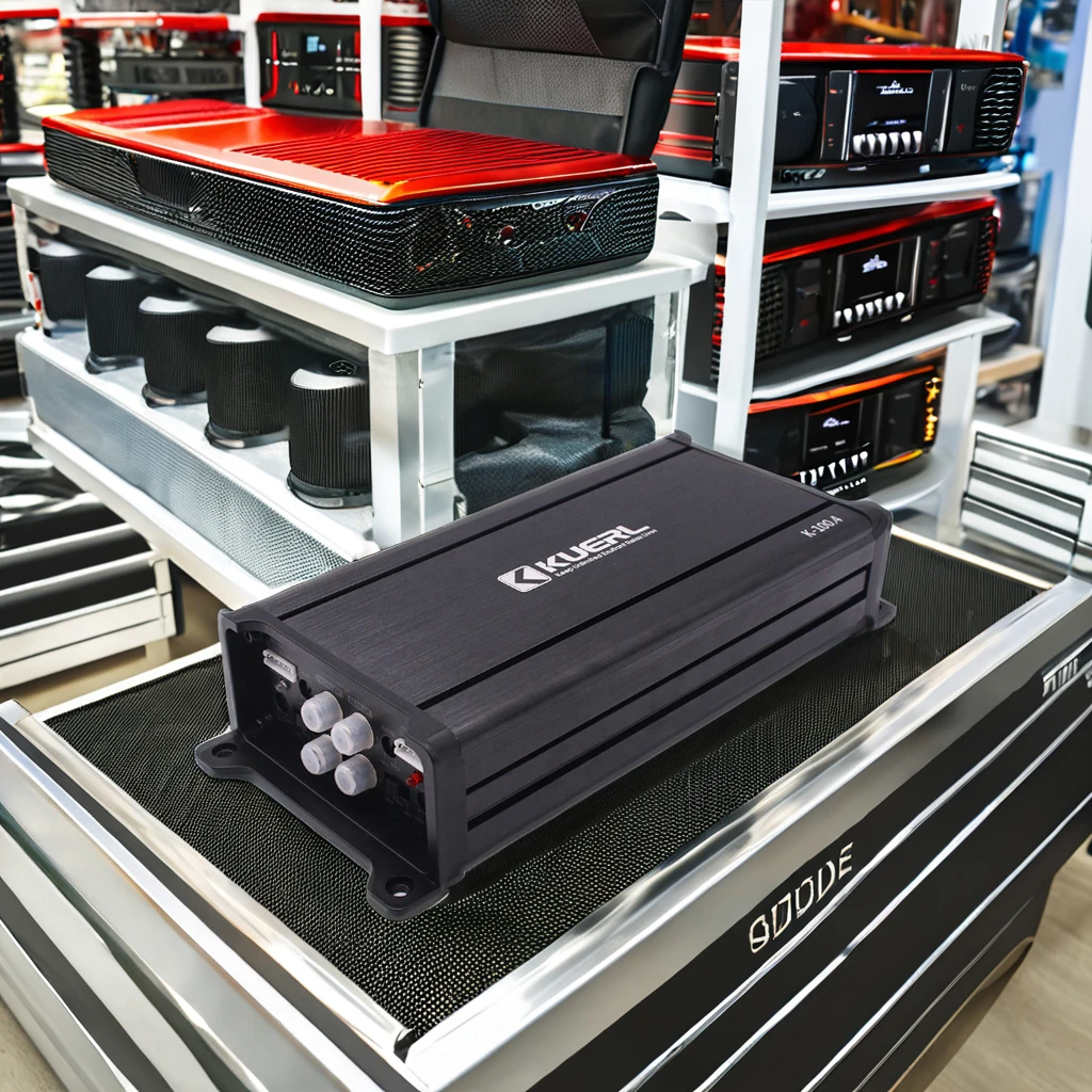 Профессиональная оптовая продажа 100 Вт * 4 12 в усилитель системы высокой мощности автомобильный аудио 4-канальный усилитель