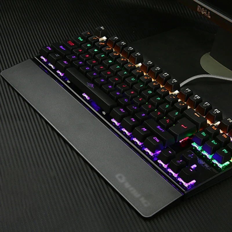2021 Best selling Gaming Keyboard Wired mechanical Keyboard USB Wired Mouse Rainbow Gaming Mechanical Keyboard for gaming