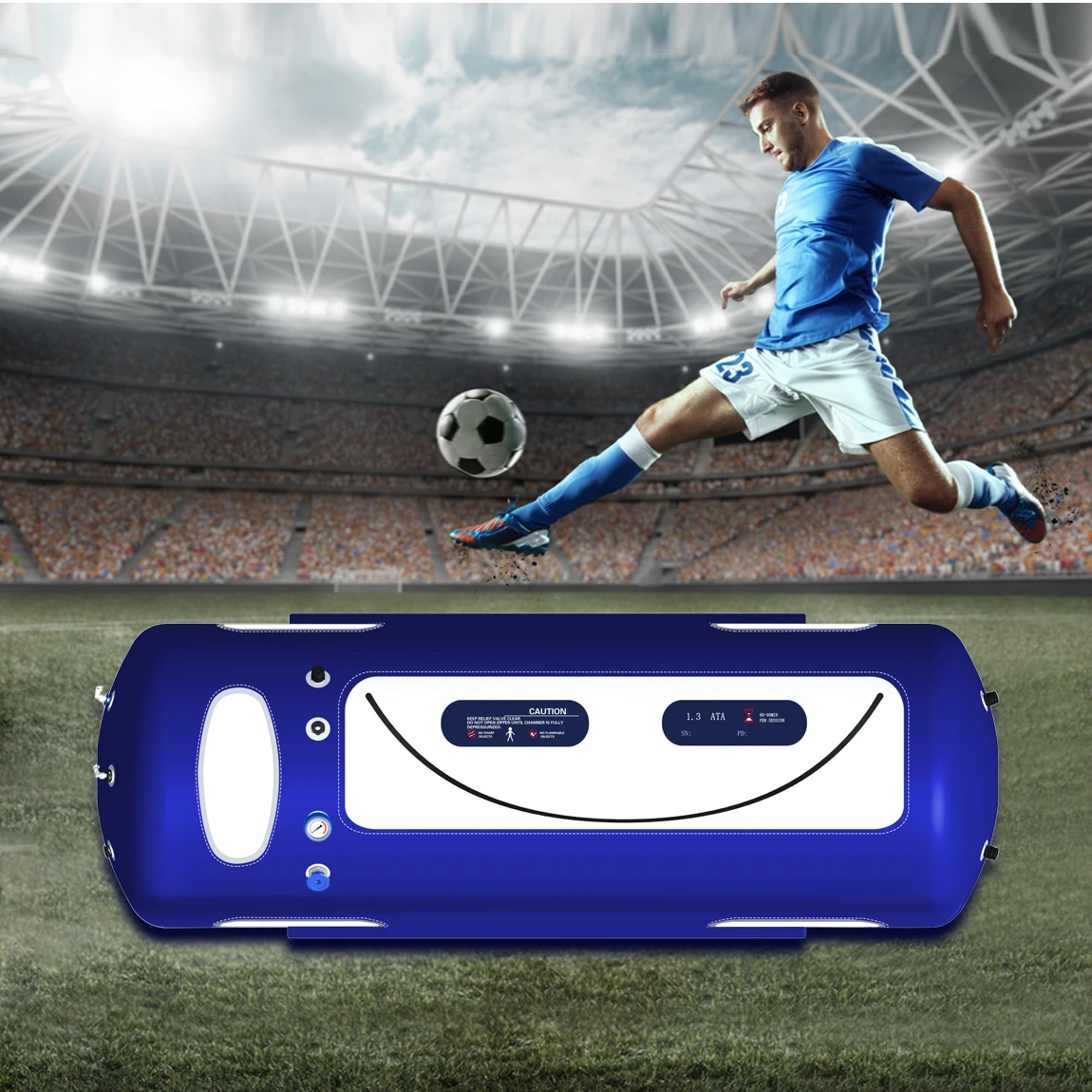 Yilong HBOT Natural Therapy For 1.3ATA 4psi XP971 Portable HBOT hyperbaric oxygen camera