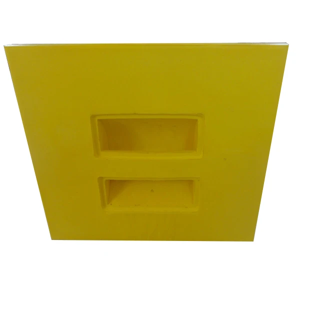 PU Foam Truck Bus Wheel Stopper Car Vehicle RV Trailer Polyurethane Urethane Wheel Chock with 120 Ton Load