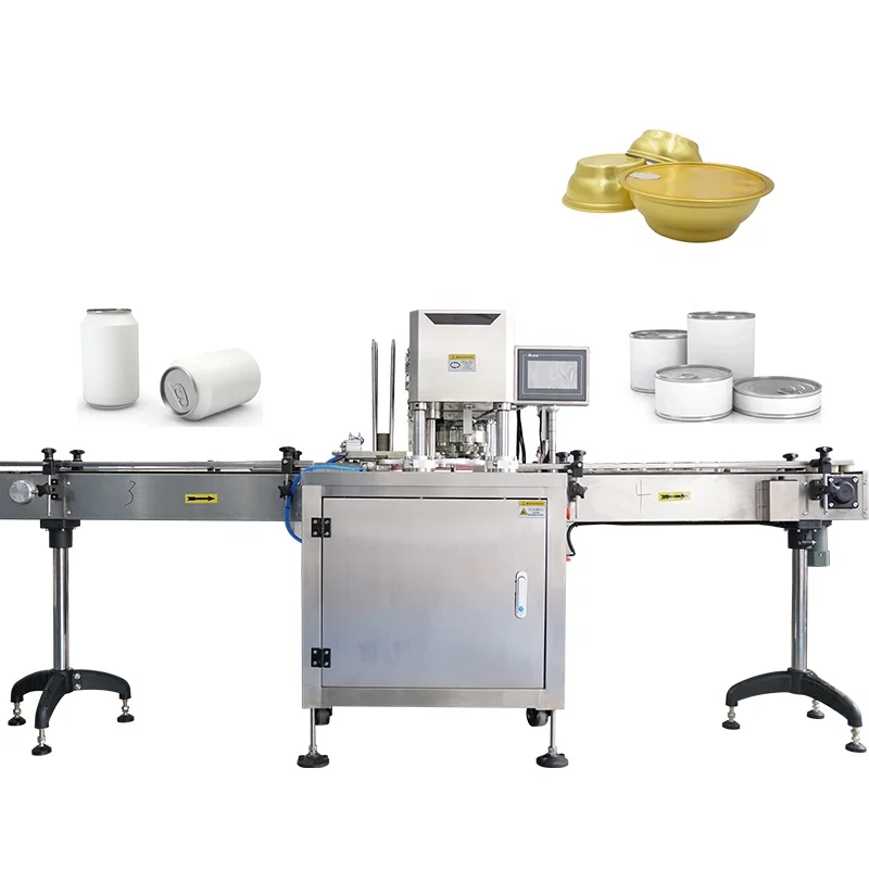 Beverage Tin Can Sealing Machine High Speed Full Automatic Aluminum Auto Can Seaming Machine