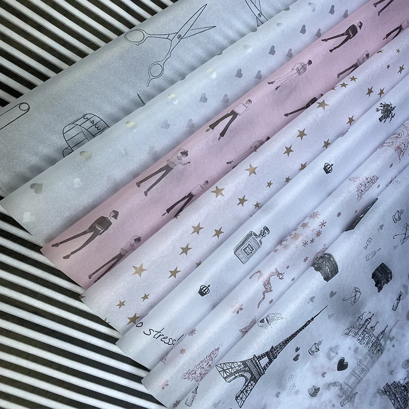Wholesale Christmas Custom Tissue Paper Gift Wrapping Paper Uncoated Pulp with Floral Design Crafts Chemicals Food Industries