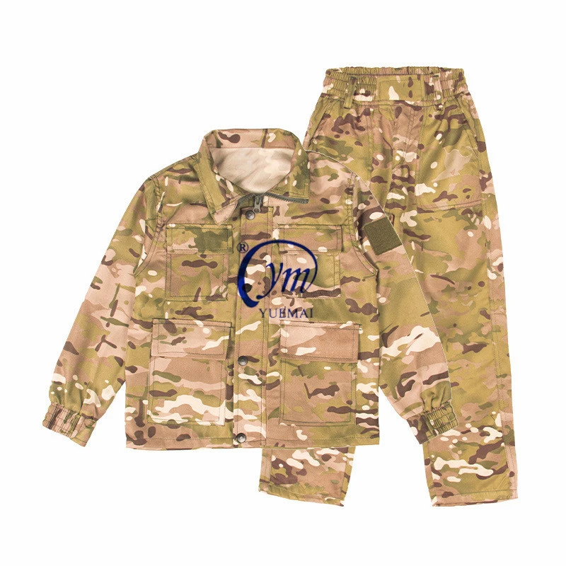 YUEMAI Wholesale Outdoor Training Suit Military Tactical Children Uniform