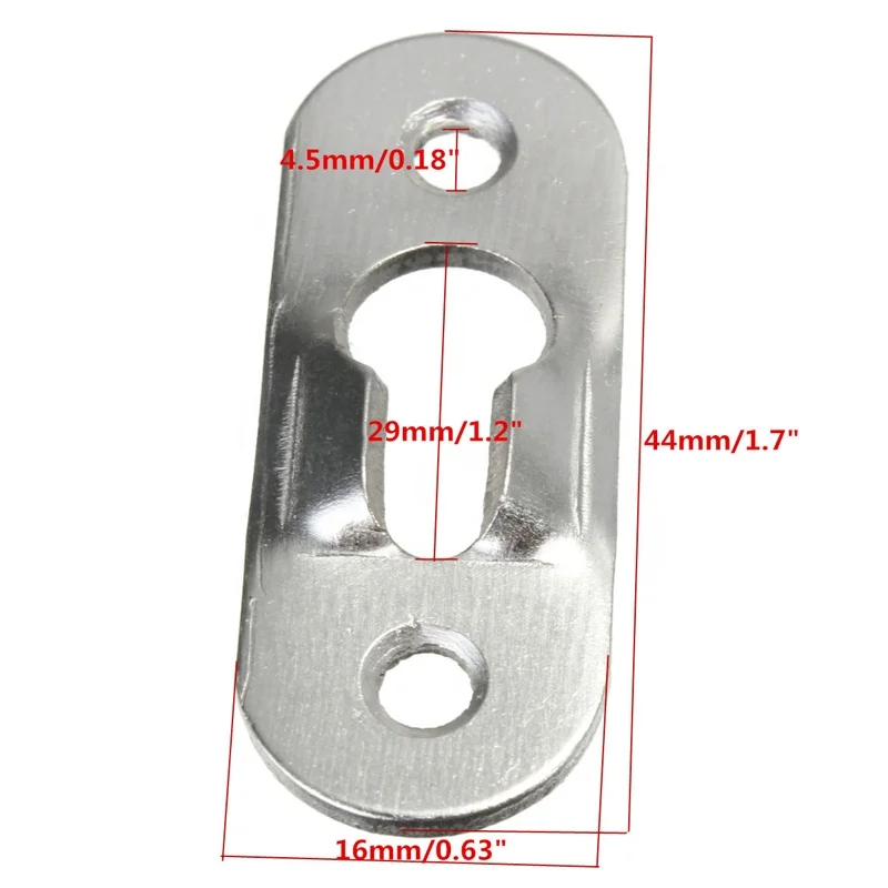 
20pcs/Set Picture Hangers 44mmX16mm Metal Keyhole Hanger Fasteners for Picture Photo Frame Furniture Cabinet Accessory 