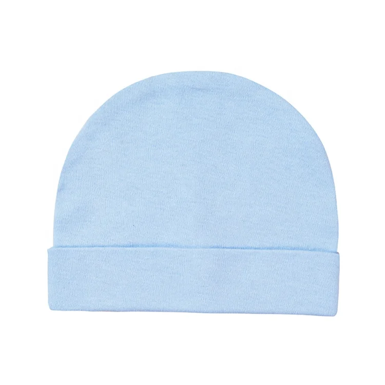 cotton round newborn baby hats