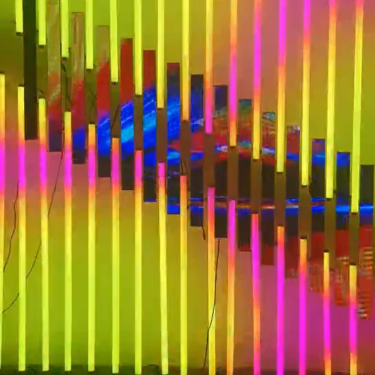 Программируемая светодиодная Пиксельная световая балка rgb 24 В постоянного тока 360 Световая трубка для сцены клуба и танцевальной