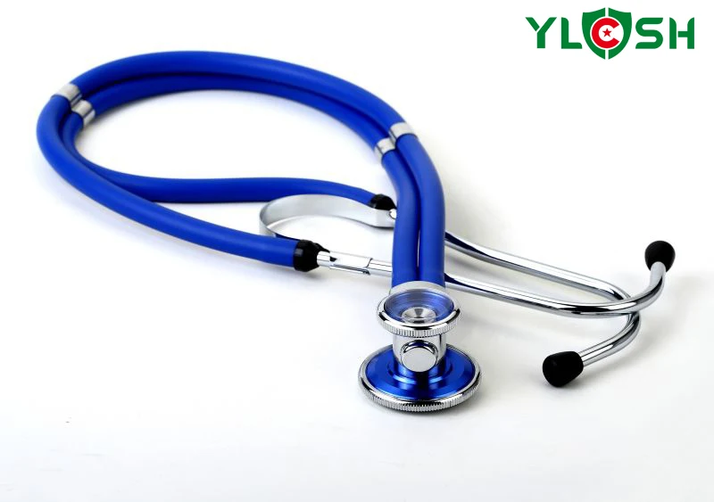 Portable stethoscope  Deluxe Dual-Head stainless steel medical Stethoscope with high quality