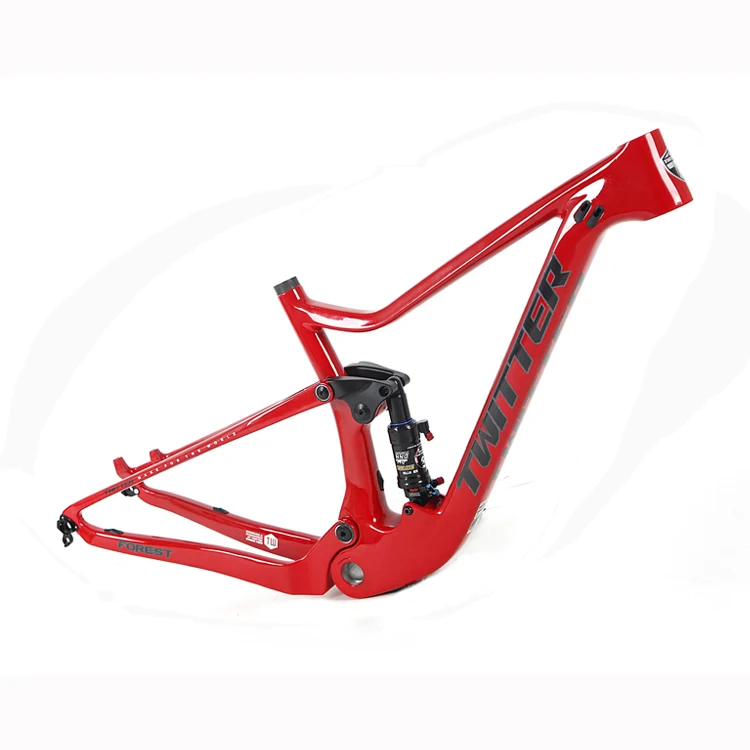 MTB carbon 29er frame factory T1000 high modulus 29er full suspension carbon frame