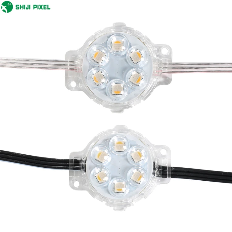 IP67 IP68 Addressable 24V UCS2904 40mm Rgbw Led Pixel Outdoor Christmas Decoration LED Module Light