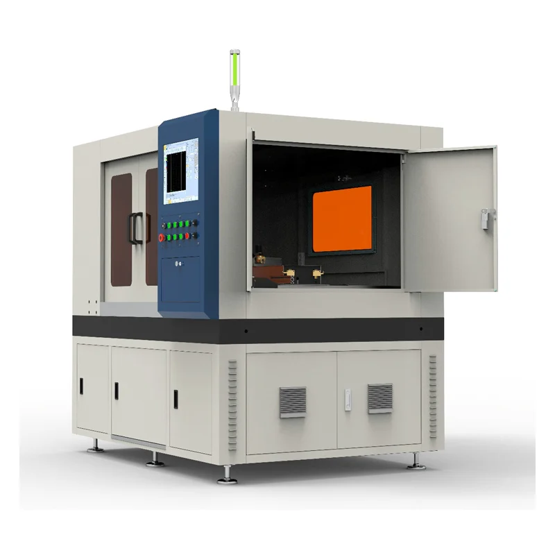 Confidential laser cutting machine for sapphire glass, strengthened glass, FPC, PCB, ceramic and metal precision cutting