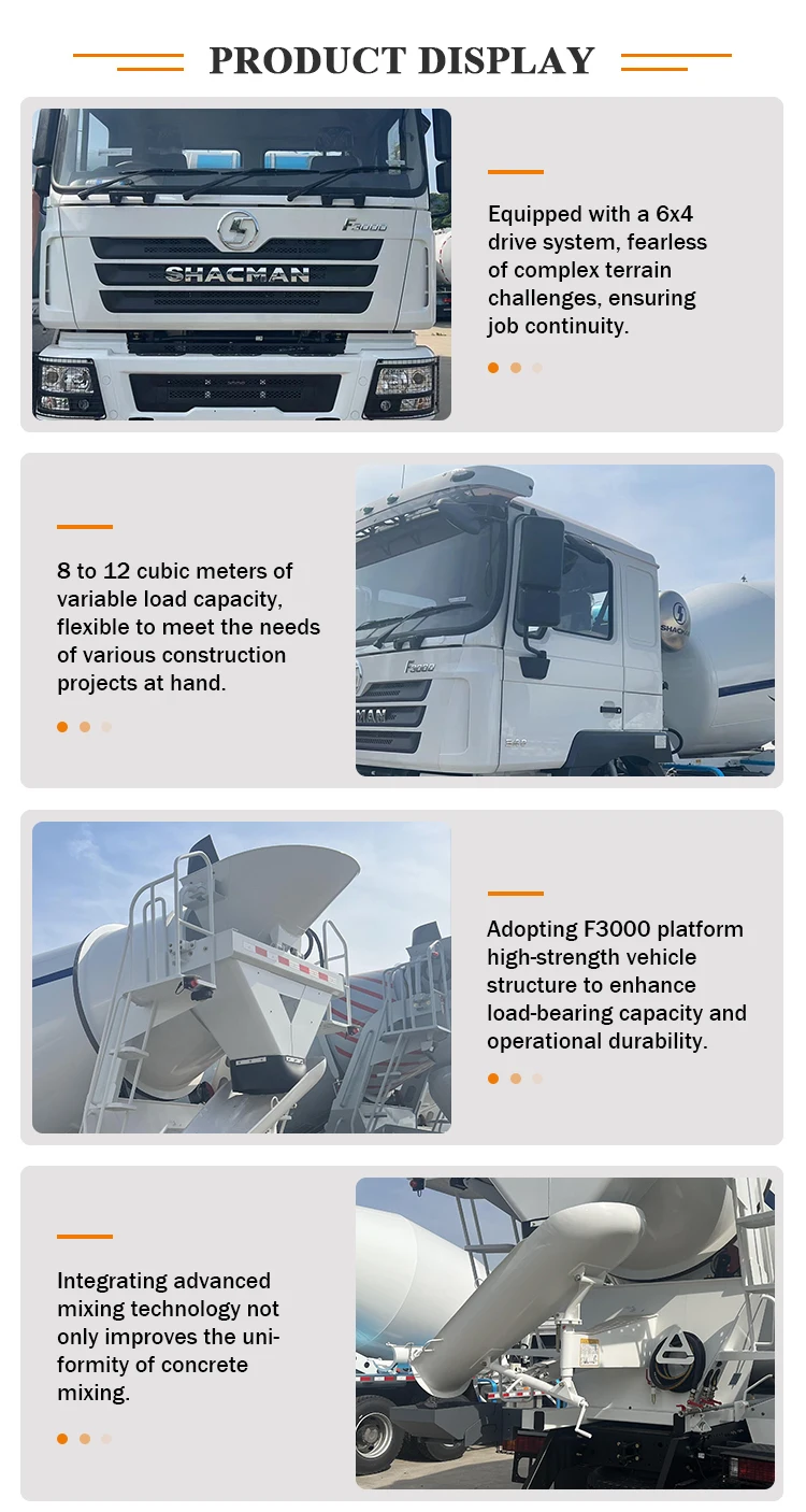 Высококачественный смеситель для бетона Shacman F3000 6x4 бетономешалка Hvdraulic