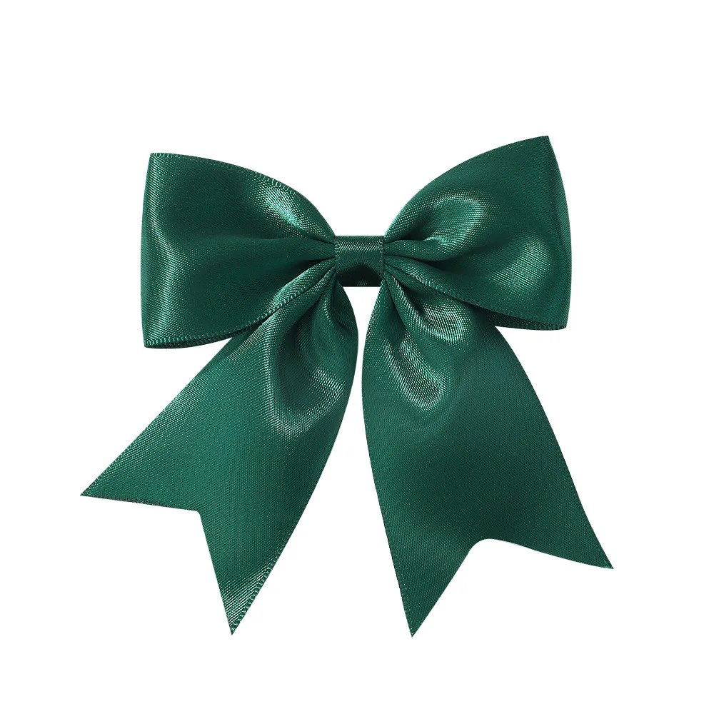 High Quality Satin Ribbon Bows With Clips Girl Ponytail Hair Bow For Kids Hair Accessories