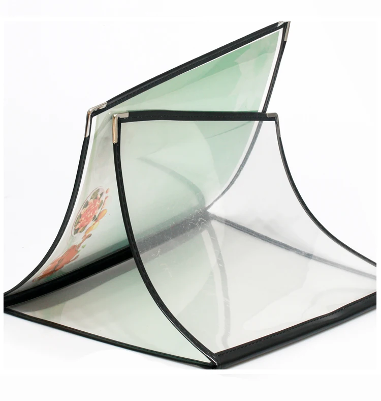 8.5 x 11 Inch Menu Holder Transparent Menu Holder Restaurant Menu Covers Book for Restaurant Daily Paper