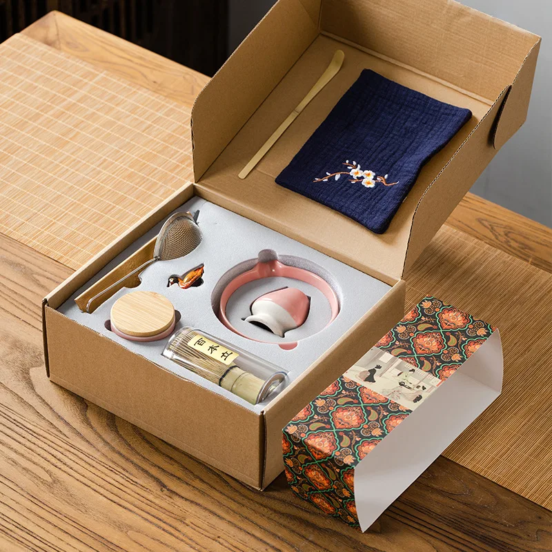 Бесплатный образец чайного набора Matcha миска ложка стартовый набор для приготовления японского чая