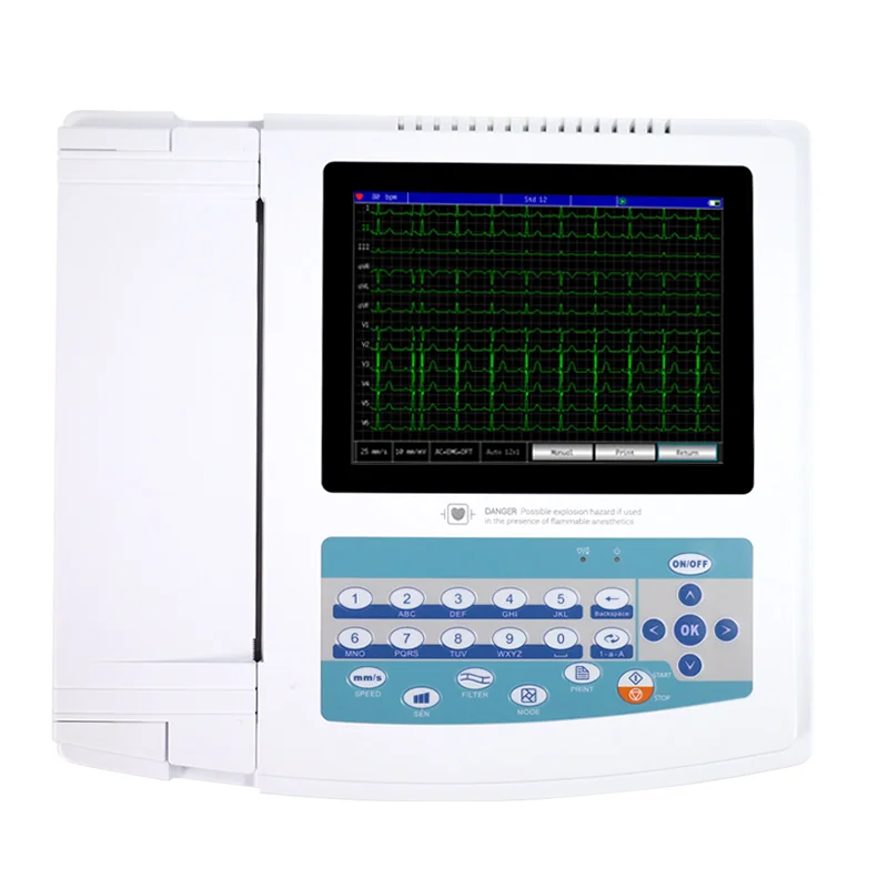 CONTEC ECG1200G easy use electrocardiogram machine ecg ekg