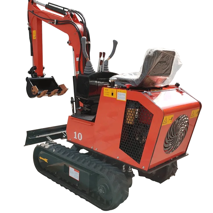 Small Mini Rubber Track Crawler Excavator 0.8t 1 Ton For Sale