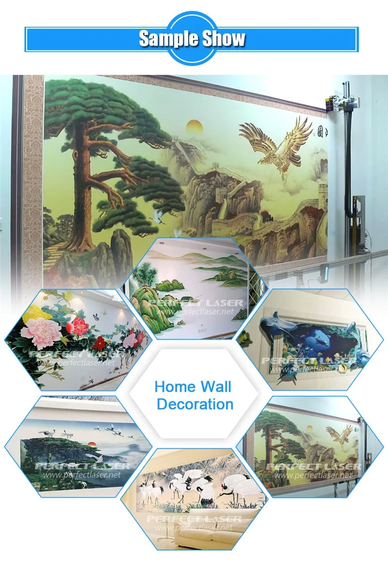 3d 5d Effect UV Wall/Floor/Ground Art Glass/Wood/Ceramic/Paper/Metal Direct Inkjet Printers Spraying Printing Painting