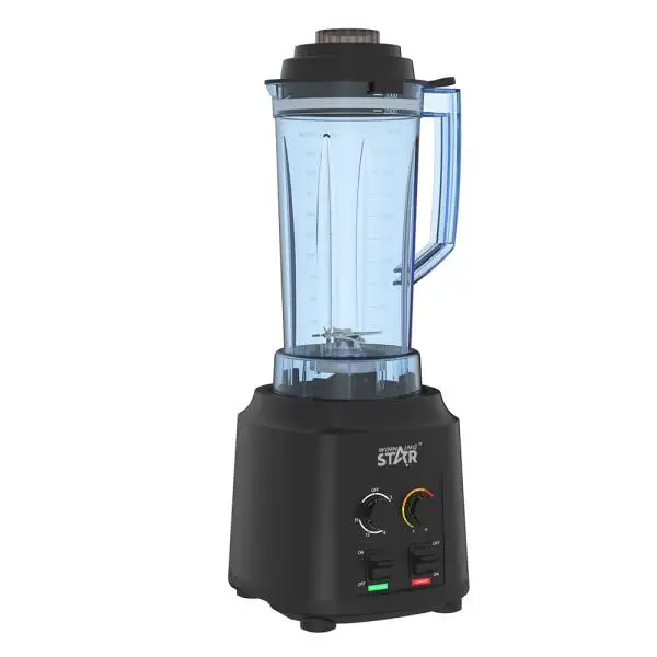 WINNING STAR ST-5377 Professional Blender 800 Watts 3 Functions for Smoothies Frozen Drinks Ice Cream with 6 Blades