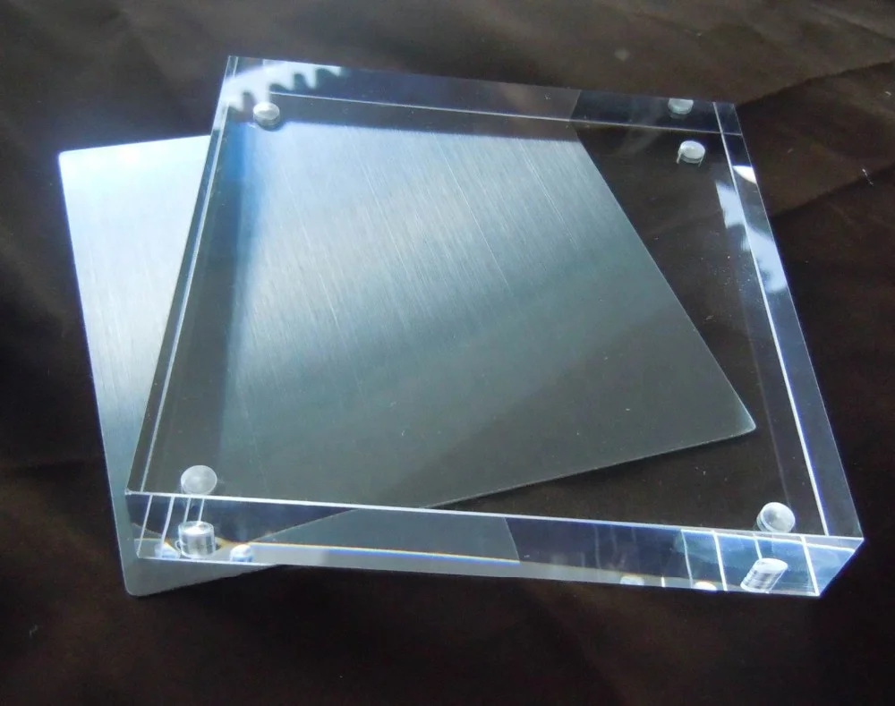 5x7 акриловый Магнитный блок для фотографий с пользовательским логотипом