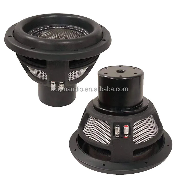 1075-044 Neodymium 10 Inch Car Subwoofer Speakers Big Power 1500Watts RMS 75mm 25Hz Dual 2 4 Ohm Bass Speakers For Car Audio