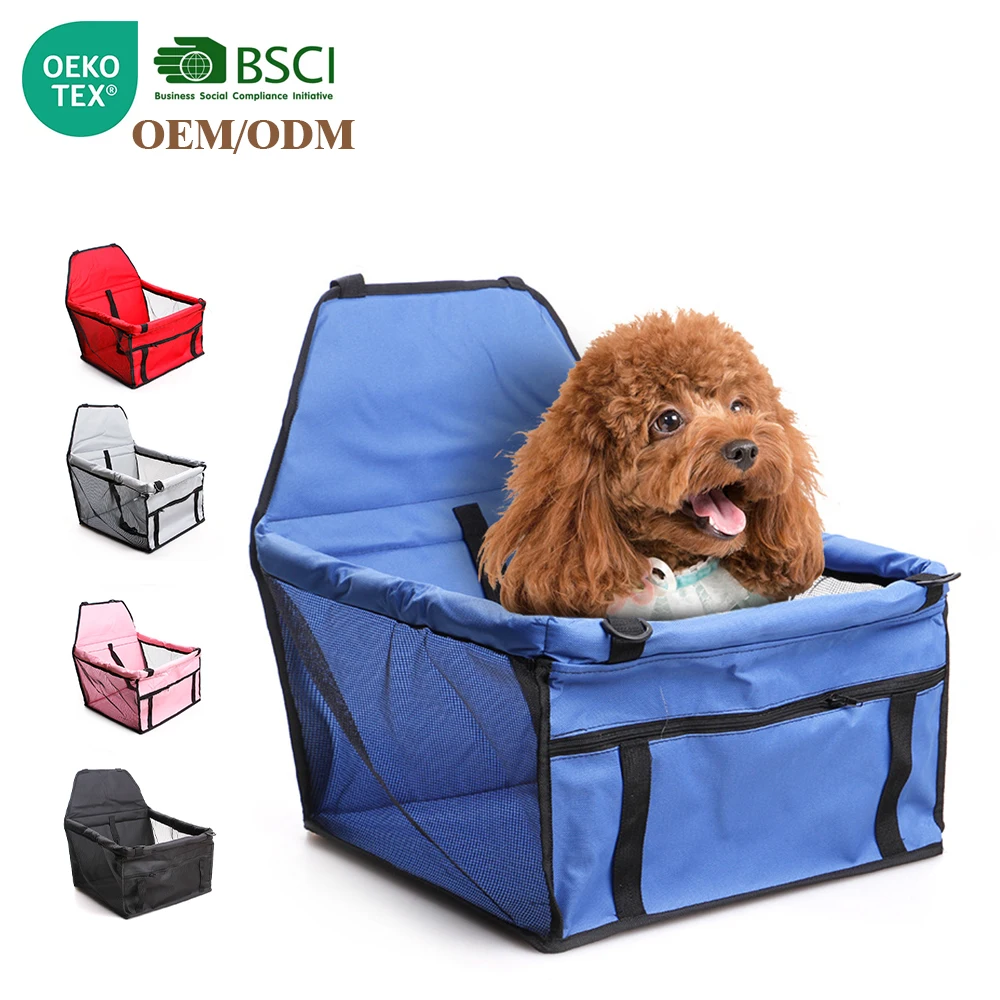 Safety Portable Small Pet Carrier Cat Travel Kennel Medium Sized Dog Car Booster Seat for Dogs