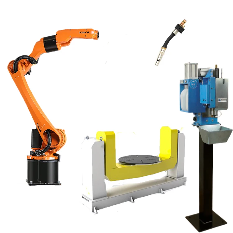 KUKA KR 8 R2010-2 Robot-Assisted Robotic System Efficient ARC MIG Welding Equipment Linear Guide Rail Automatic New KUKA KR 8