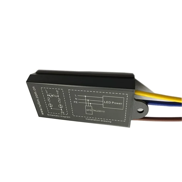10kV 5kA LED Power Surge Protector Lightning Aresster for Air conditioner Protective Devices Household