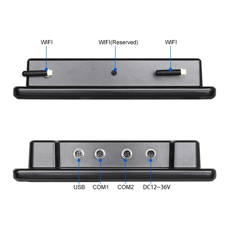 JAWEST 10.1 Inch IP65 Waterproof Shockproof Portable Vehicle Mounted PC In-vehicle Computer Panel PC For Transportation, Marine