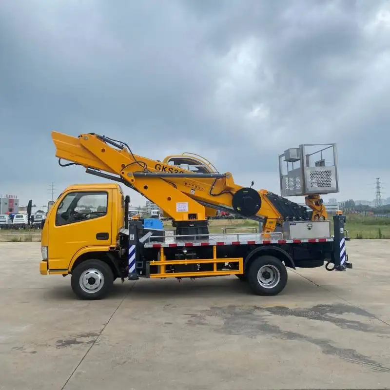 Dongfeng 30 м грузовик специальные функции инженерные операции использование воздушной платформы с прямой рукой телескопическая