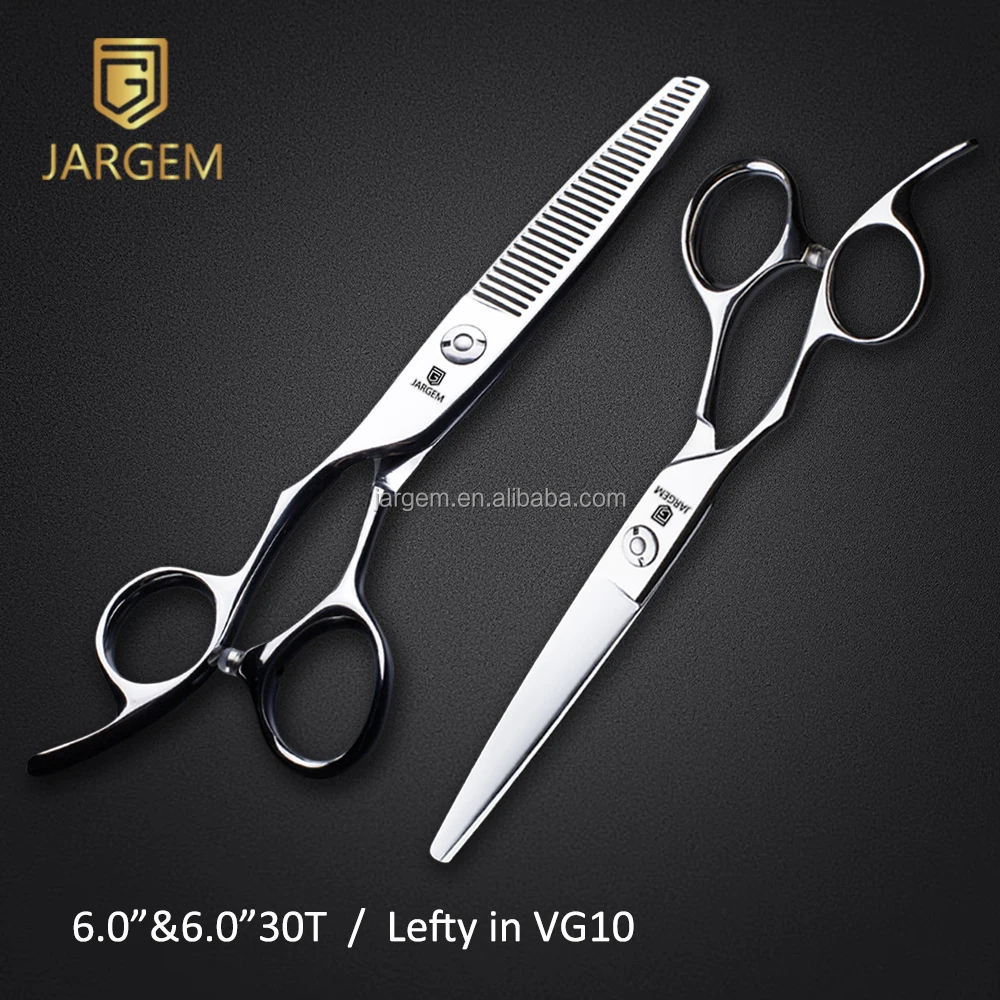 Lefty Hair Scissors Salon Thinning Scissors 30 Teeth Left Handed Hairdressing Scissors for Barber Tools