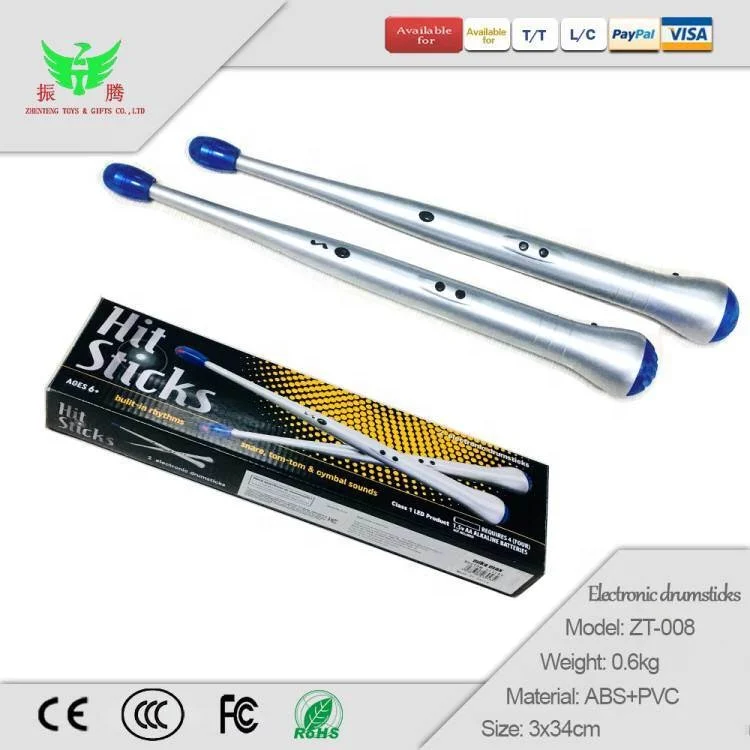
Latest plastic electric rhythm beat musical drum stick drumsticks Toys best gift for birthday 