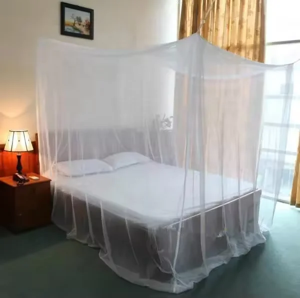 Safe Environmentally Friendly Treated Mosquito Nets Outdoor Indoor Hanging Type LLIN Mosquito Net