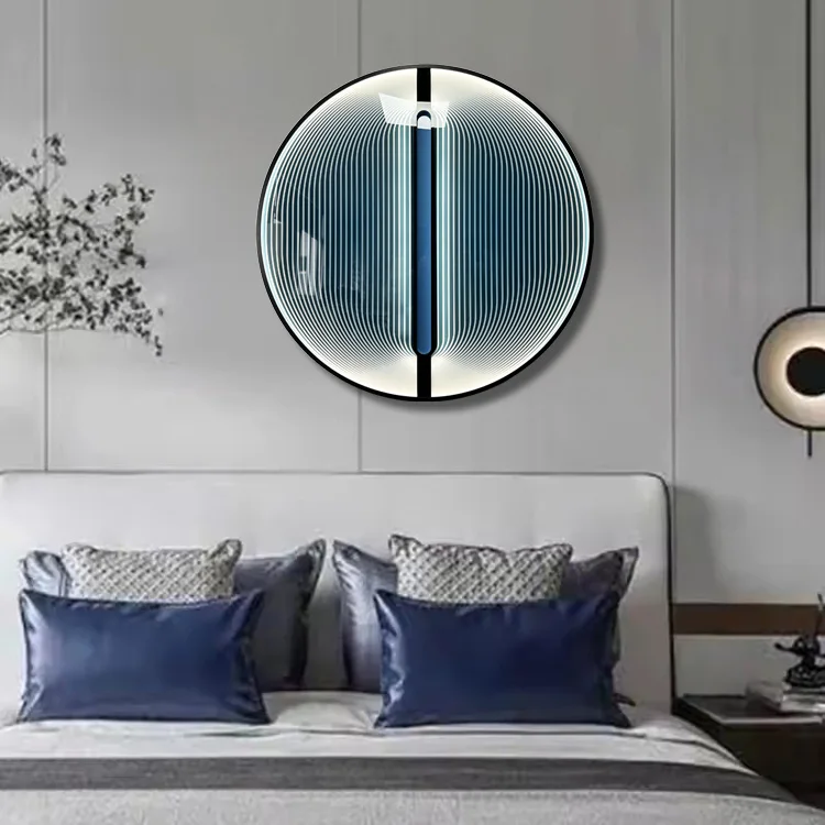 Современная абстрактная настенная живопись гостиная спальня офисная декоративная картина висит большие геометрические настенные украшения 70 см x