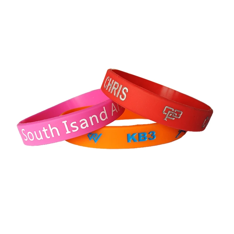 Promotion Custom Wrist Band Friendship Black Silicone Bracelet Sports Glow in Dark Vintage Wristbands for Men and Women Unisex