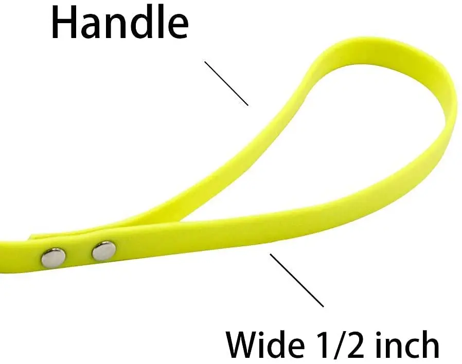 jacquard web Wholesales Durable Heavy Duty Waterproof Custom PVC Nylon Coated Webbing Dog Collar Leash with 20ft 30ft 50ft